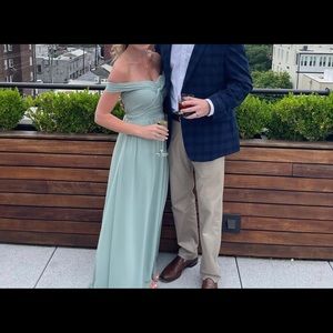 Birdy Grey Sage convertible bridesmaid dress size small